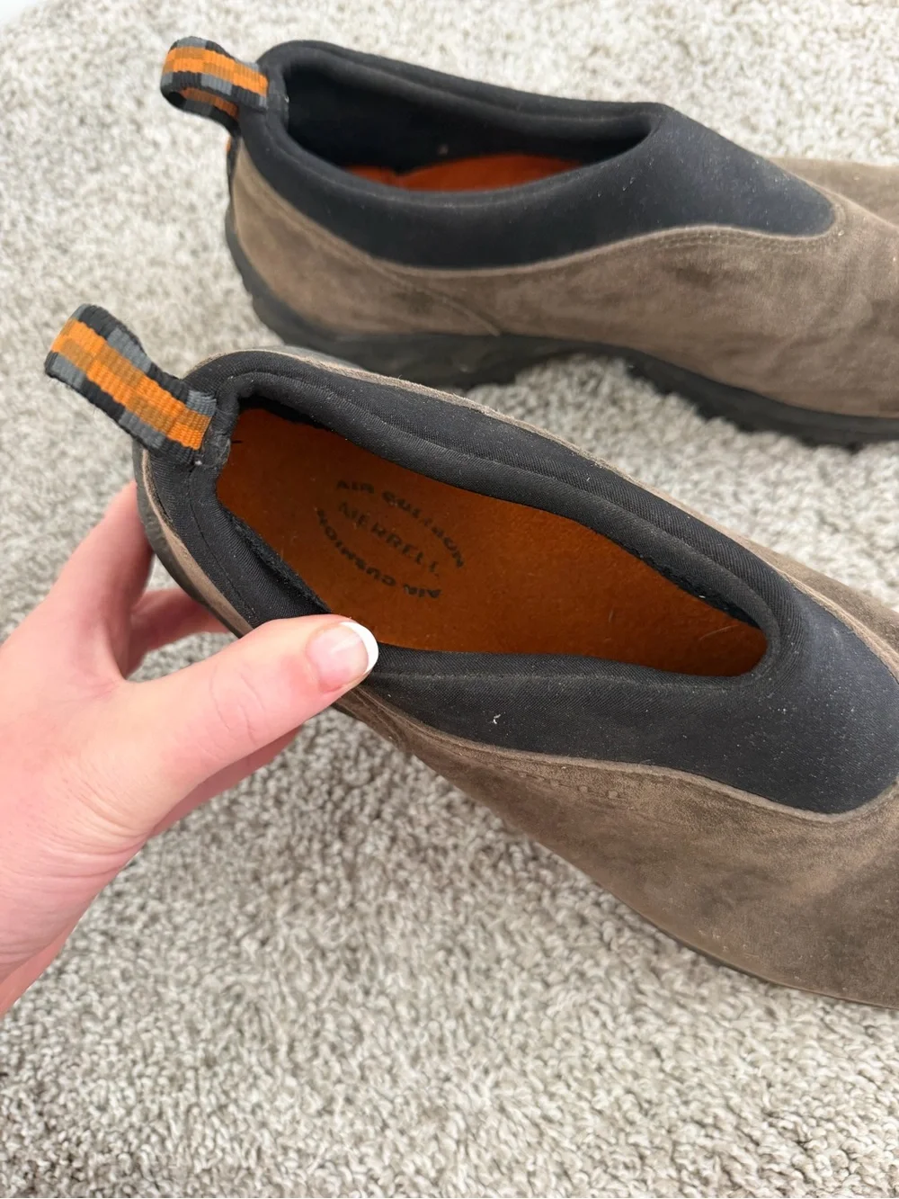Merrell Men's Brown Slip-On Suede Loafers